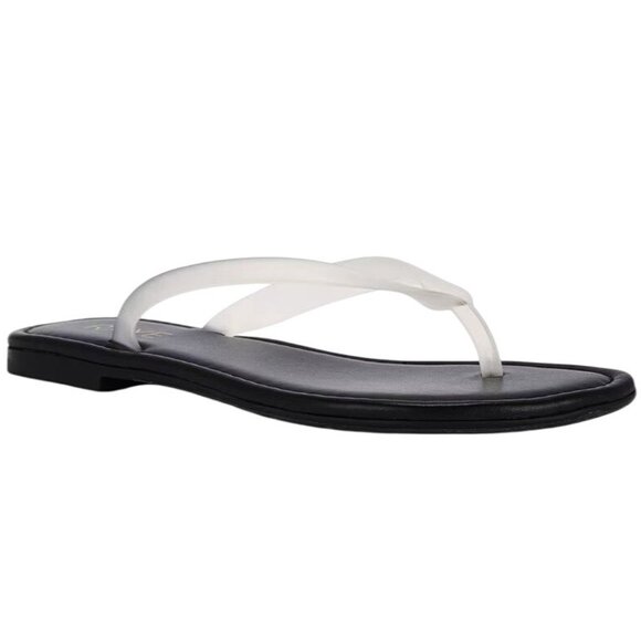 RAYE Orion Sandals in Black Leather 7 with Box Womens Flip Flops - Picture 2 of 13